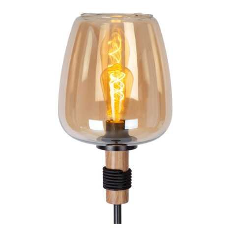 ILONA - Lampadaire - Ø 34 cm - 1xE27 - Ambre