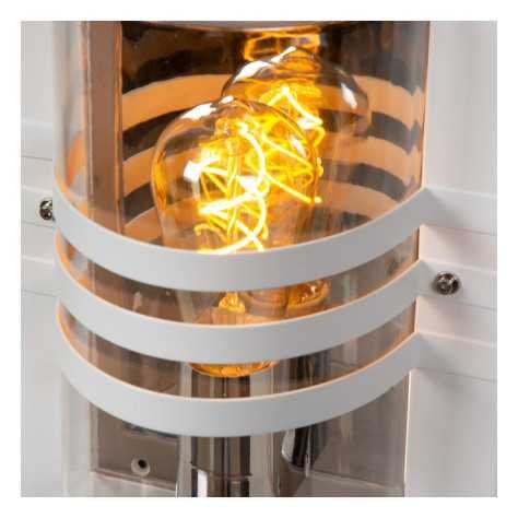 PRIVAS - Applique murale Intérieur/Extérieur - 1xE27 - IP44 - Blanc