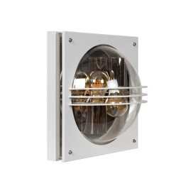 PRIVAS - Applique murale Intérieur/Extérieur - 2xE27 - IP44 - Blanc 2