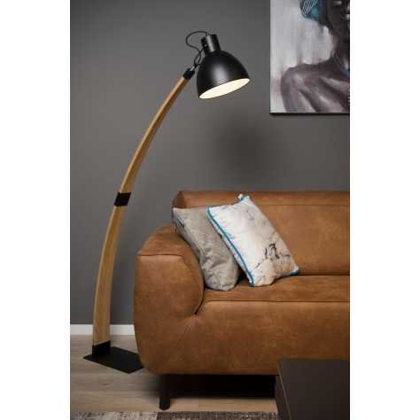 CURF - Lampadaire / lampe de lecture - 1xE27 - Noir