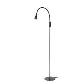 ZOZY - Lampadaire / lampe de lecture - LED Dim. - 1x4W 3000K - 3 StepDim - Noir