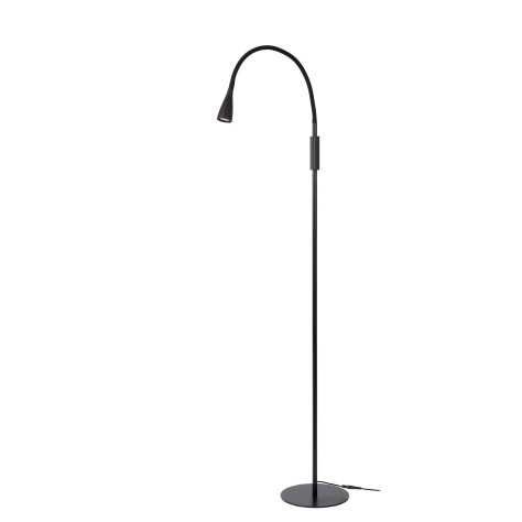 ZOZY - Lampadaire / lampe de lecture - LED Dim. - 1x4W 3000K - 3 StepDim - Noir