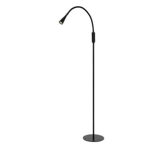 ZOZY - Lampadaire / lampe de lecture - LED Dim. - 1x4W 3000K - 3 StepDim - Noir