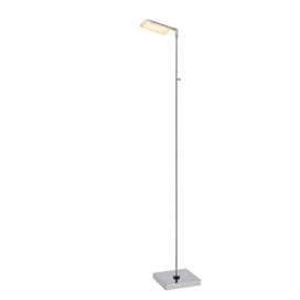 AARON - Lampadaire / lampe de lecture - LED Dim to warm - 1x12W 2700K/4000K - Chrome