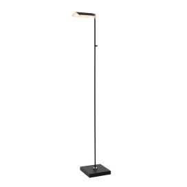 AARON - Lampadaire / lampe de lecture - LED Dim to warm - 1x12W 2700K/4000K - Noir