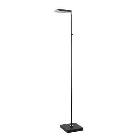 AARON - Lampadaire / lampe de lecture - LED Dim to warm - 1x12W 2700K/4000K - Noir