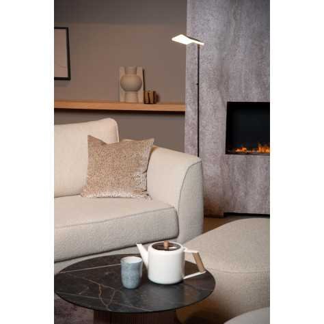 AARON - Lampadaire / lampe de lecture - LED Dim to warm - 1x12W 2700K/4000K - Noir