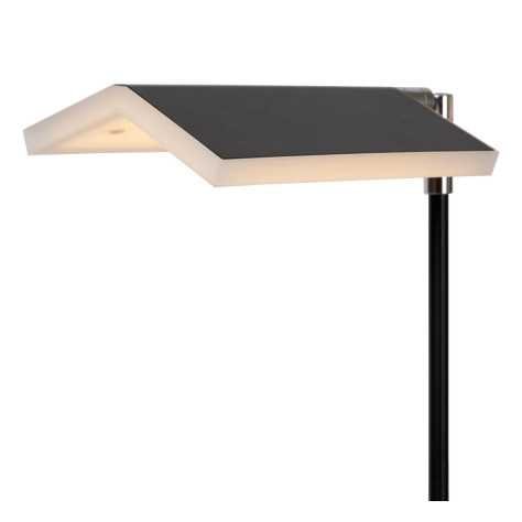 AARON - Lampadaire / lampe de lecture - LED Dim to warm - 1x12W 2700K/4000K - Noir