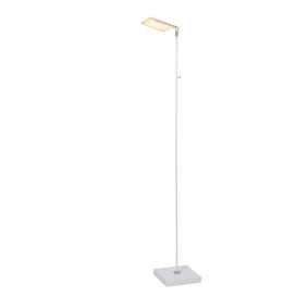 AARON - Lampadaire / lampe de lecture - LED Dim to warm - 1x12W 2700K/4000K - Blanc