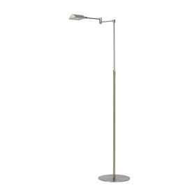 NUVOLA - Lampadaire / lampe de lecture - Ø 20 cm - LED Dim. - 1x9W 3000K - Chrome Dépoli