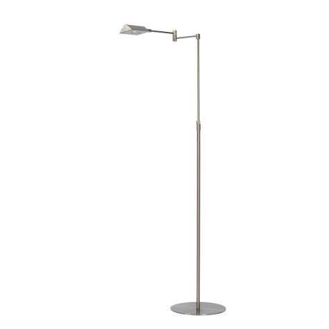 NUVOLA - Lampadaire / lampe de lecture - Ø 20 cm - LED Dim. - 1x9W 3000K - Chrome Dépoli