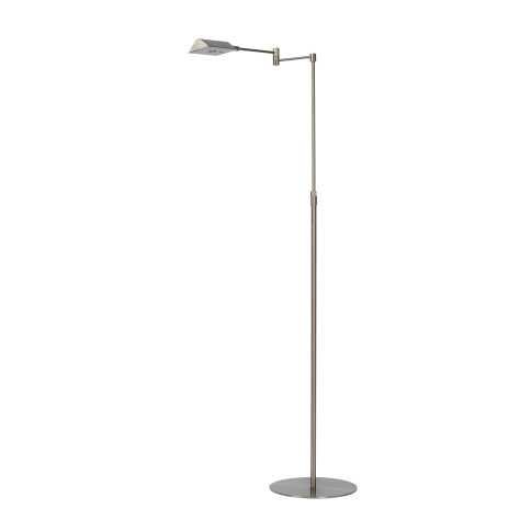 NUVOLA - Lampadaire / lampe de lecture - Ø 20 cm - LED Dim. - 1x9W 3000K - Chrome Dépoli