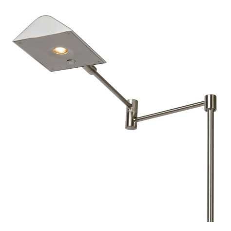 NUVOLA - Lampadaire / lampe de lecture - Ø 20 cm - LED Dim. - 1x9W 3000K - Chrome Dépoli