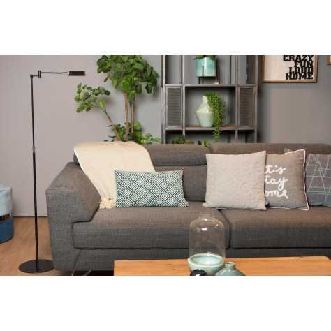 NUVOLA - Lampadaire / lampe de lecture - Ø 20 cm - LED Dim. - 1x9W 3000K - Noir