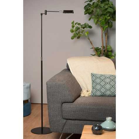NUVOLA - Lampadaire / lampe de lecture - Ø 20 cm - LED Dim. - 1x9W 3000K - Noir