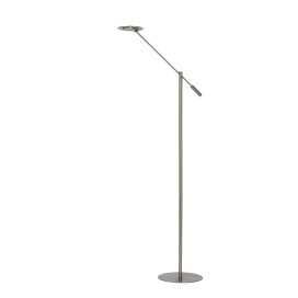 ANSELMO - Lampadaire / lampe de lecture - Ø 25 cm - LED Dim. - 1x9W 3000K - Chrome Dépoli 2
