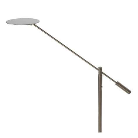 ANSELMO - Lampadaire / lampe de lecture - Ø 25 cm - LED Dim. - 1x9W 3000K - Chrome Dépoli