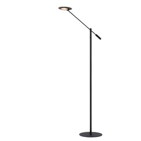 ANSELMO - Lampadaire / lampe de lecture - Ø 25 cm - LED Dim. - 1x9W 3000K - Noir
