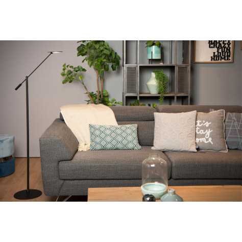 ANSELMO - Lampadaire / lampe de lecture - Ø 25 cm - LED Dim. - 1x9W 3000K - Noir