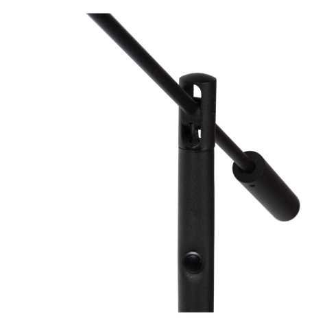 ANSELMO - Lampadaire / lampe de lecture - Ø 25 cm - LED Dim. - 1x9W 3000K - Noir