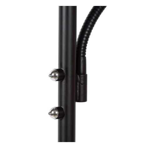 ZENITH - Lampadaire / lampe de lecture - LED Dim. - 3000K - Noir