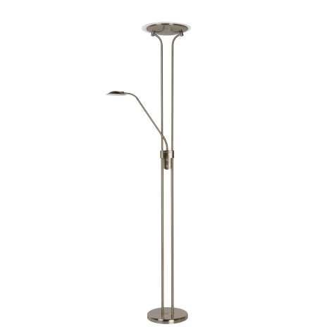 CHAMPION-LED - Lampadaire / lampe de lecture - LED Dim. - 3000K - Chrome Dépoli