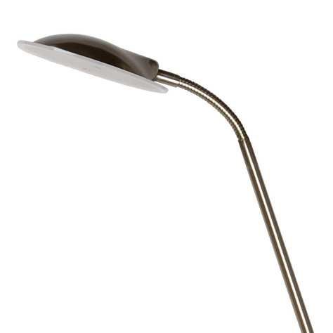CHAMPION-LED - Lampadaire / lampe de lecture - LED Dim. - 3000K - Chrome Dépoli