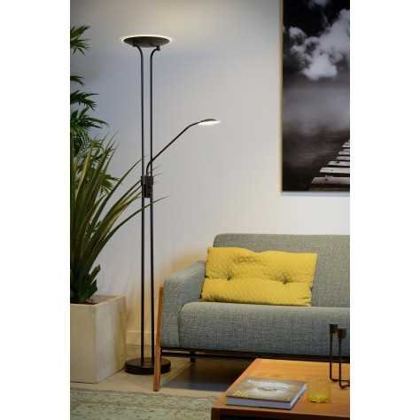CHAMPION-LED - Lampadaire / lampe de lecture - LED Dim. - 3000K - Noir