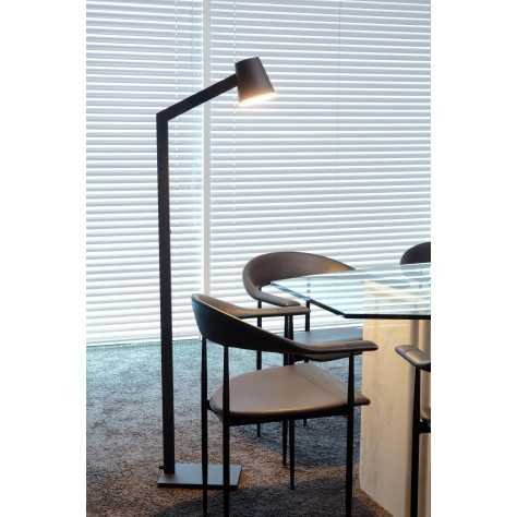 MIZUKO - Lampadaire / lampe de lecture - Ø 13 cm - 1xE14 - Noir