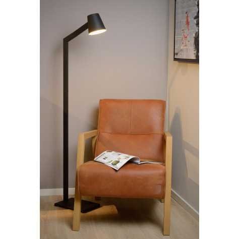 MIZUKO - Lampadaire / lampe de lecture - Ø 13 cm - 1xE14 - Noir