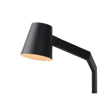 MIZUKO - Lampadaire / lampe de lecture - Ø 13 cm - 1xE14 - Noir