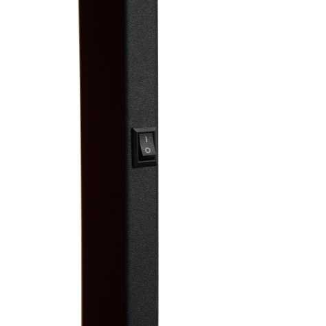 MIZUKO - Lampadaire / lampe de lecture - Ø 13 cm - 1xE14 - Noir