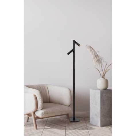 ANTRIM - Lampadaire / lampe de lecture Intérieur/Extérieur Rechargeable - Batterie/Piles - LED Dim. - 1x2,2W 2700K - IP