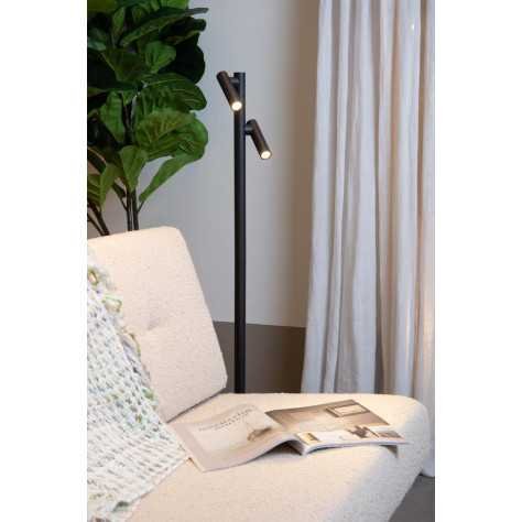 ANTRIM - Lampadaire / lampe de lecture Intérieur/Extérieur Rechargeable - Batterie/Piles - LED Dim. - 2x2,2W 2700K - IP
