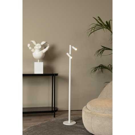 ANTRIM - Lampadaire / lampe de lecture Intérieur/Extérieur Rechargeable - Batterie/Piles - LED Dim. - 2x2,2W 2700K - IP