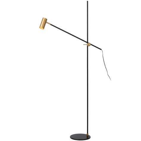 PHILINE - Lampadaire / lampe de lecture - 1xGU10 - Noir