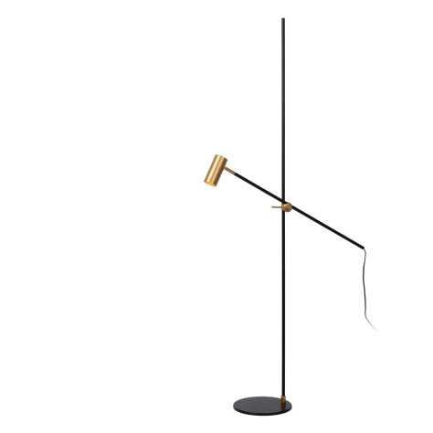 PHILINE - Lampadaire / lampe de lecture - 1xGU10 - Noir