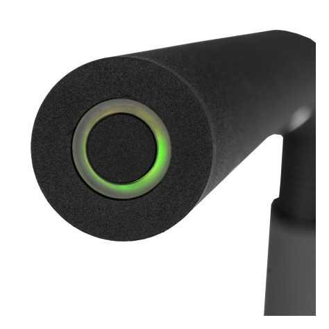 GILLY - Lampadaire / lampe de lecture Rechargeable - Batterie/Piles - LED Dim. - 1x3W 2700K - Noir