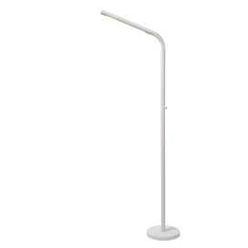 GILLY - Lampadaire / lampe de lecture Rechargeable - Batterie/Piles - LED Dim. - 1x3W 2700K - Blanc