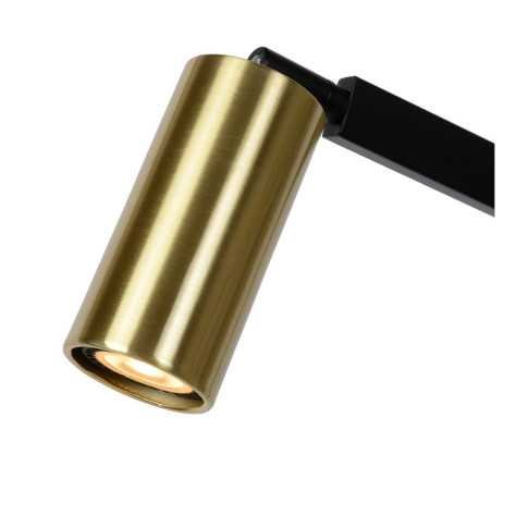 SYBIL - Lampadaire / lampe de lecture - 1xGU10 - Noir