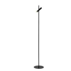 PHILON - Lampadaire / lampe de lecture - Ø 23 cm - LED Dim. - 1x4,5W 3000K - Noir