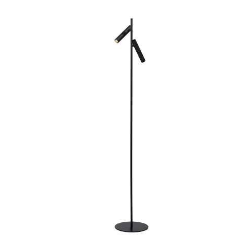 PHILON - Lampadaire / lampe de lecture - Ø 23 cm - LED Dim. - 2x4,5W 3000K - Noir