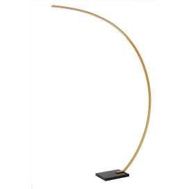 CURVE - Lampadaire arceau - LED Dim. - 1x15W 2700K - Or Mat / Laiton 2