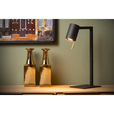 LESLEY - Lampe de bureau - 1xGU10 - Noir