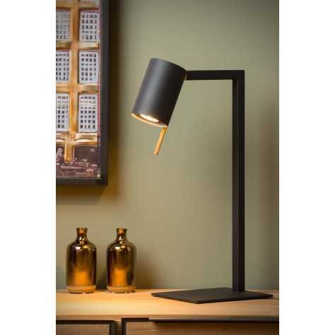 LESLEY - Lampe de bureau - 1xGU10 - Noir