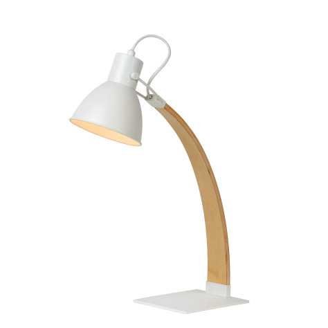 CURF - Lampe de bureau - 1xE27 - Blanc