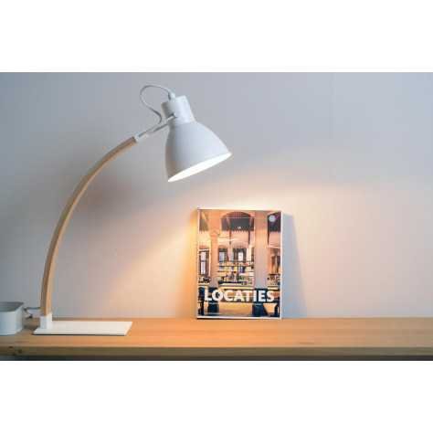 CURF - Lampe de bureau - 1xE27 - Blanc