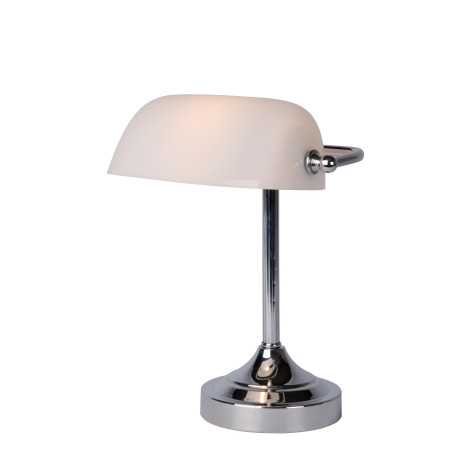 BANKER - Lampe de bureau - 1xE14 - Chrome
