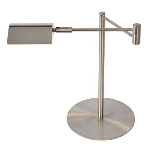 NUVOLA - Lampe de bureau - Ø 20 cm - LED Dim. - 1x9W 3000K - Chrome Dépoli