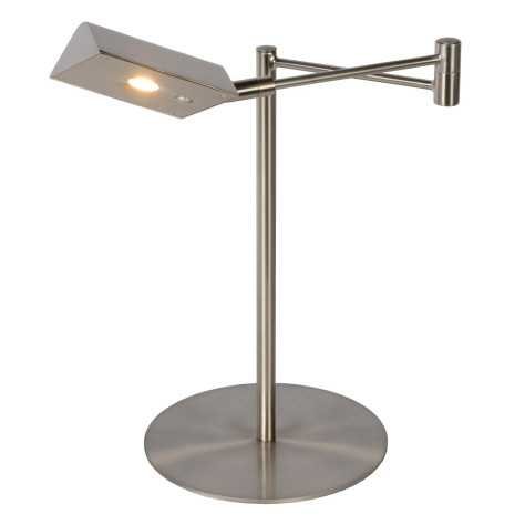 NUVOLA - Lampe de bureau - Ø 20 cm - LED Dim. - 1x9W 3000K - Chrome Dépoli